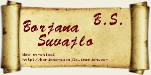 Borjana Šuvajlo vizit kartica